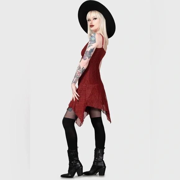 Killstar Emilia’s Wrath dress — red - Picture 2 of 7